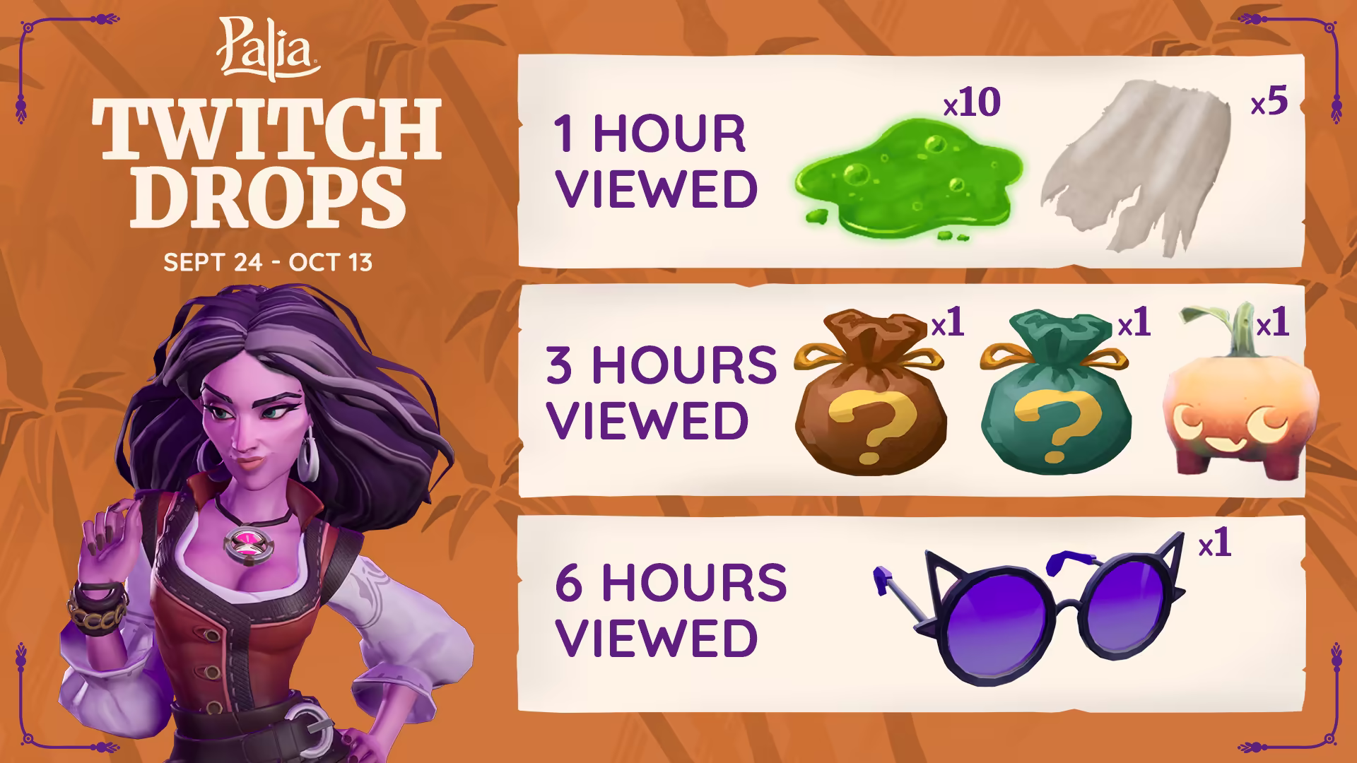Trick or Treat Yourself to Frights & Delights Twitch Drops Rewards